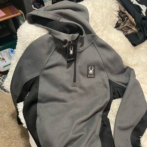 mens spyder pullover jacket.